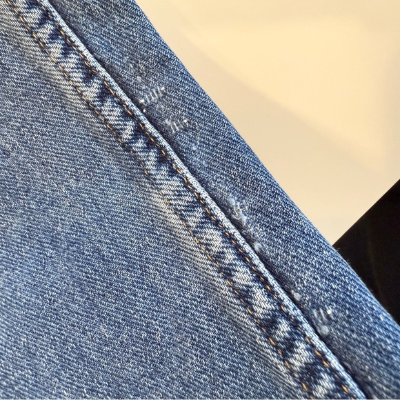VINTAGE! Women’s 90’s Wrangler Denim Embroidered Jeans Blue Size 27 Boot Cut - Picture 9 of 14